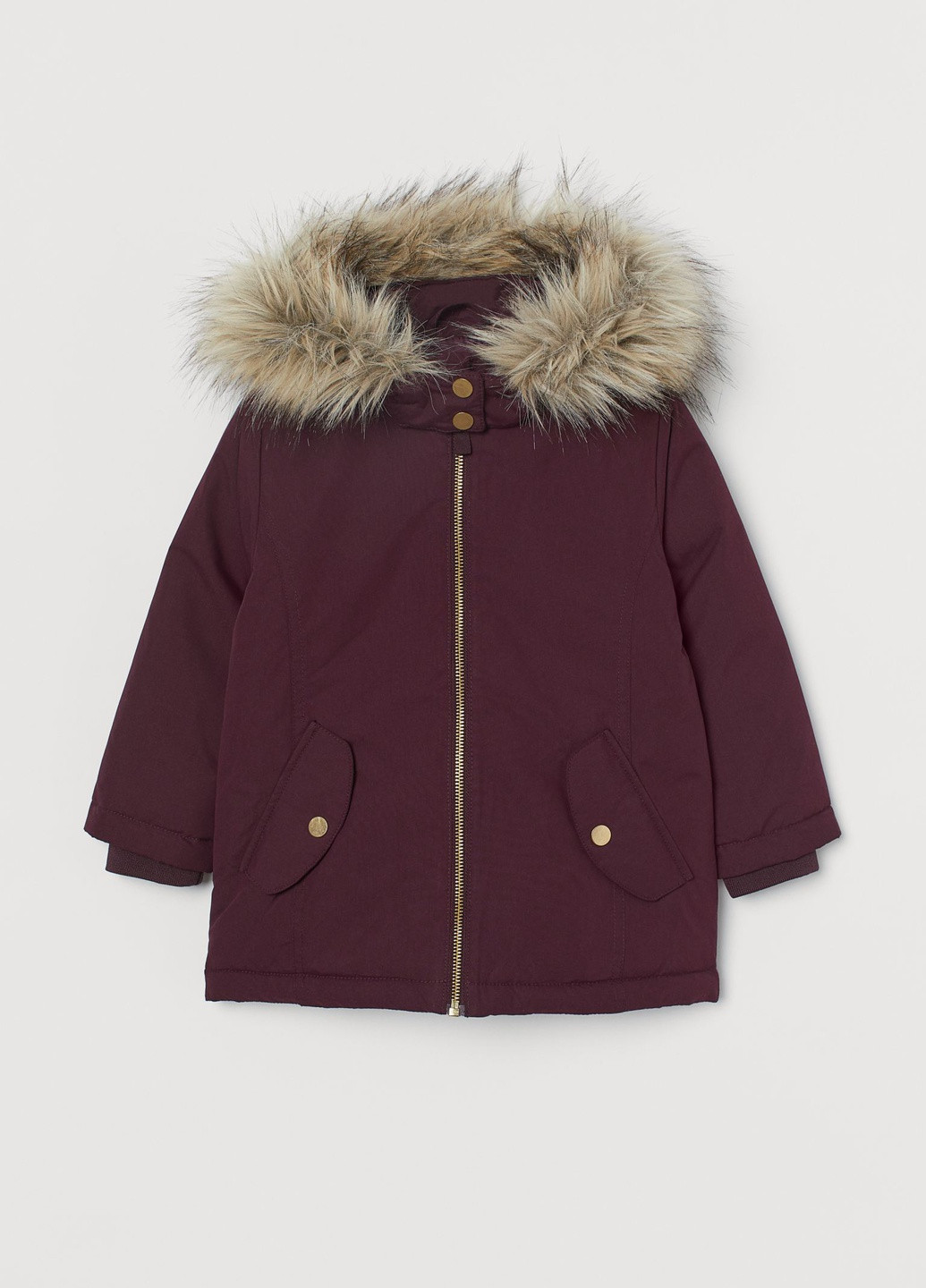Бордова демісезонна куртка H&M