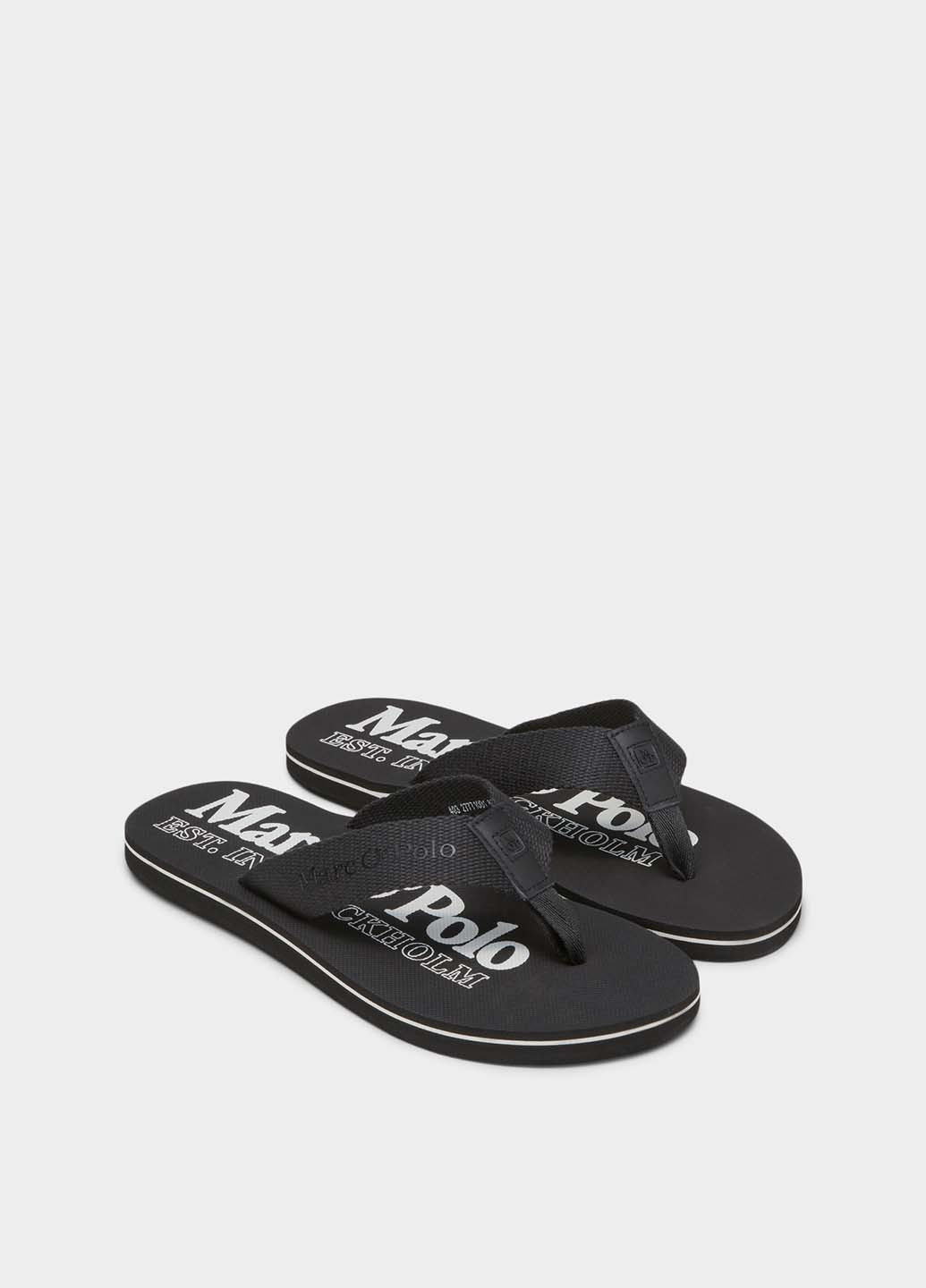 Черные пляжные, кэжуал вьетнамки Marc O'Polo