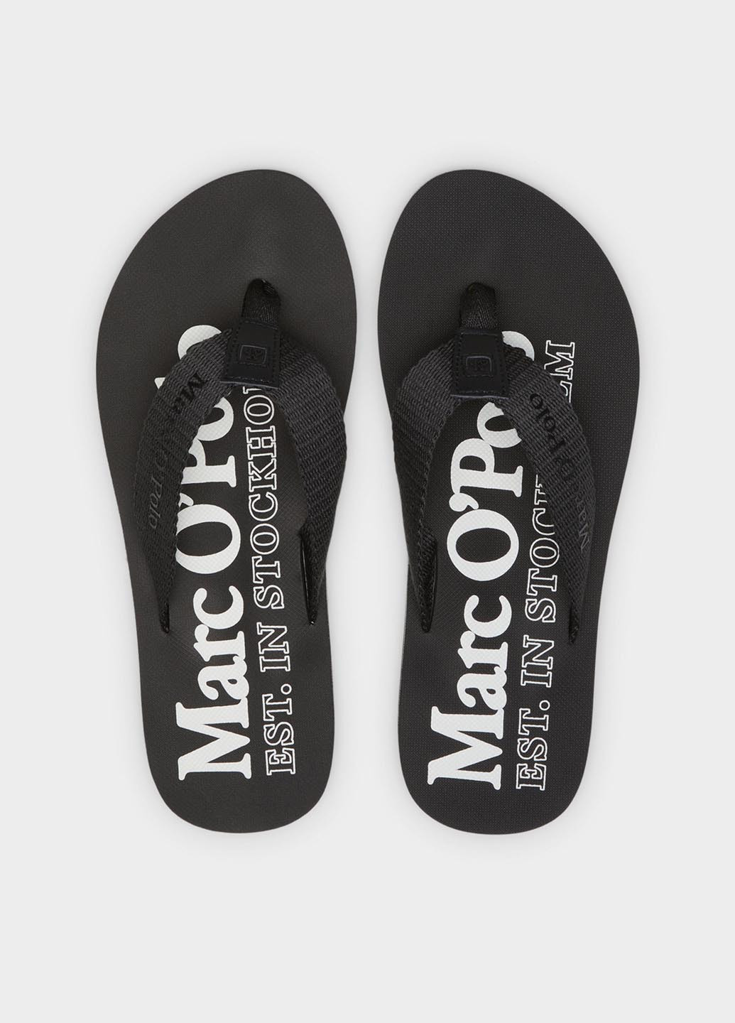 Черные пляжные, кэжуал вьетнамки Marc O'Polo