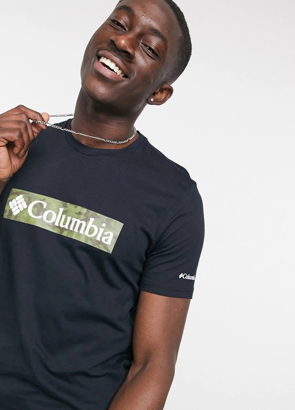 Чорна футболка Columbia