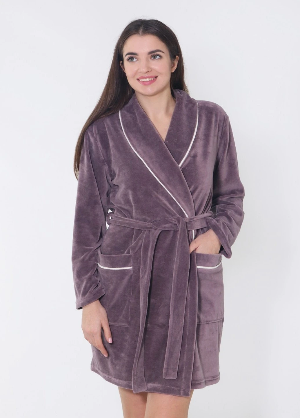 Халат жіночий р.S-XL(4шт/уп) N.EL. (253661655)