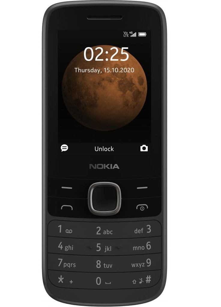 Мобильный телефон Nokia 225 4g ds black (250109586)