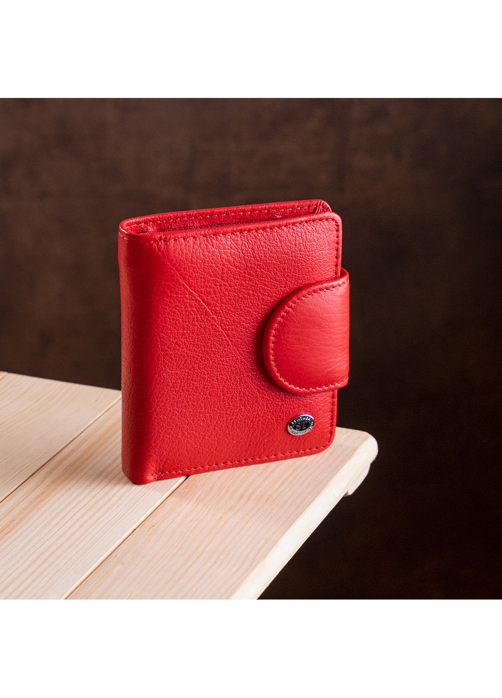 Женский кожаный бумажник 9,5х11 см st leather (232989980)