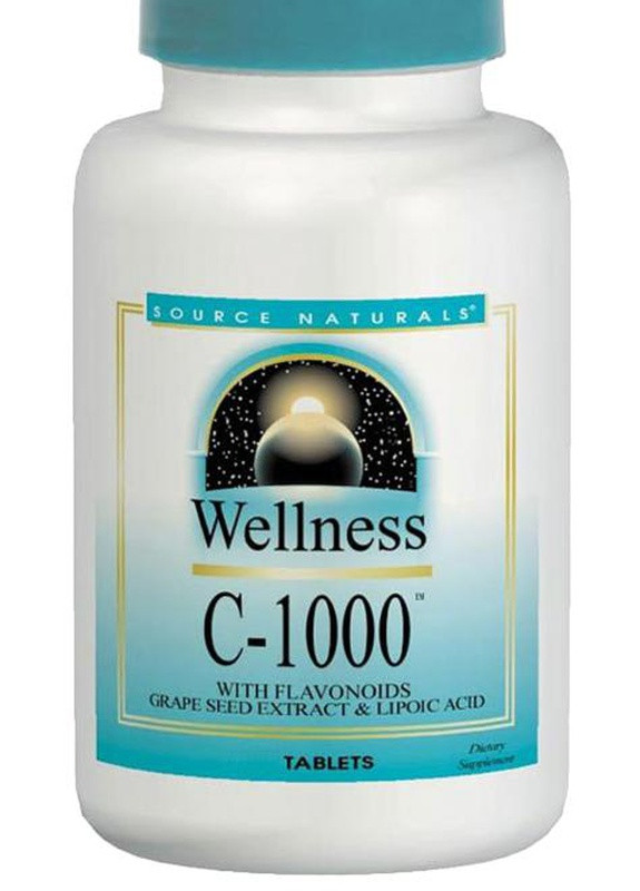 Витамин С-1000, Wellness,, 50 таблеток Source Naturals (228292028)