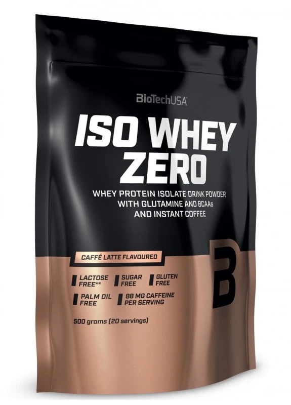 Протеїн Iso Whey Zero 500 g (Caffé Latte) Biotech (254953064)