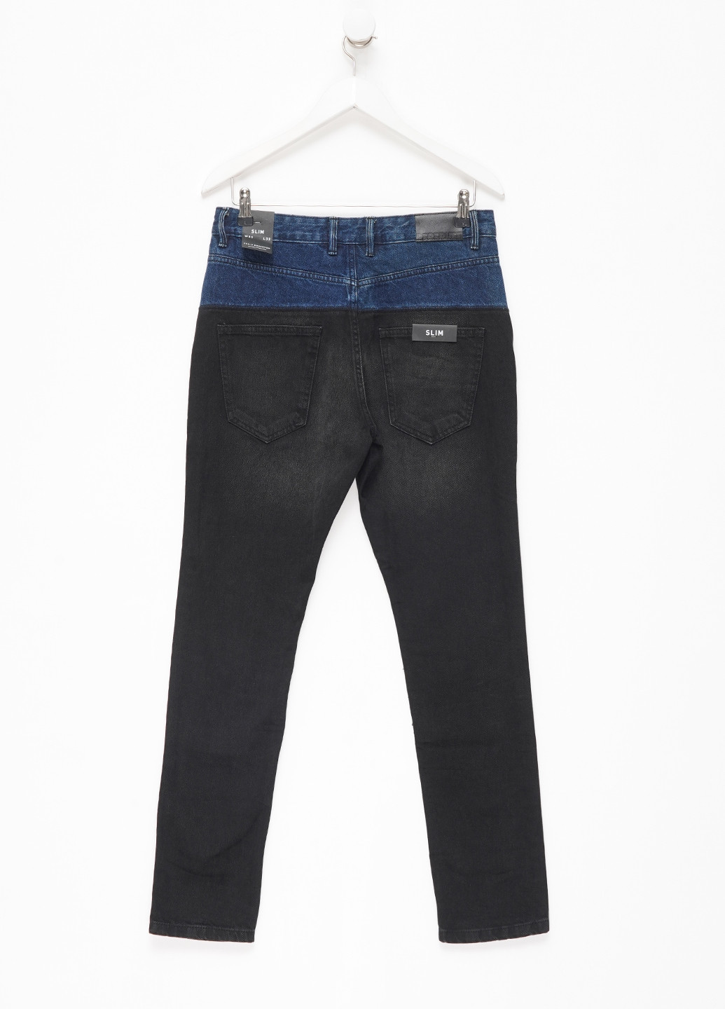 Черные демисезонные зауженные, слим джинсы Reserved