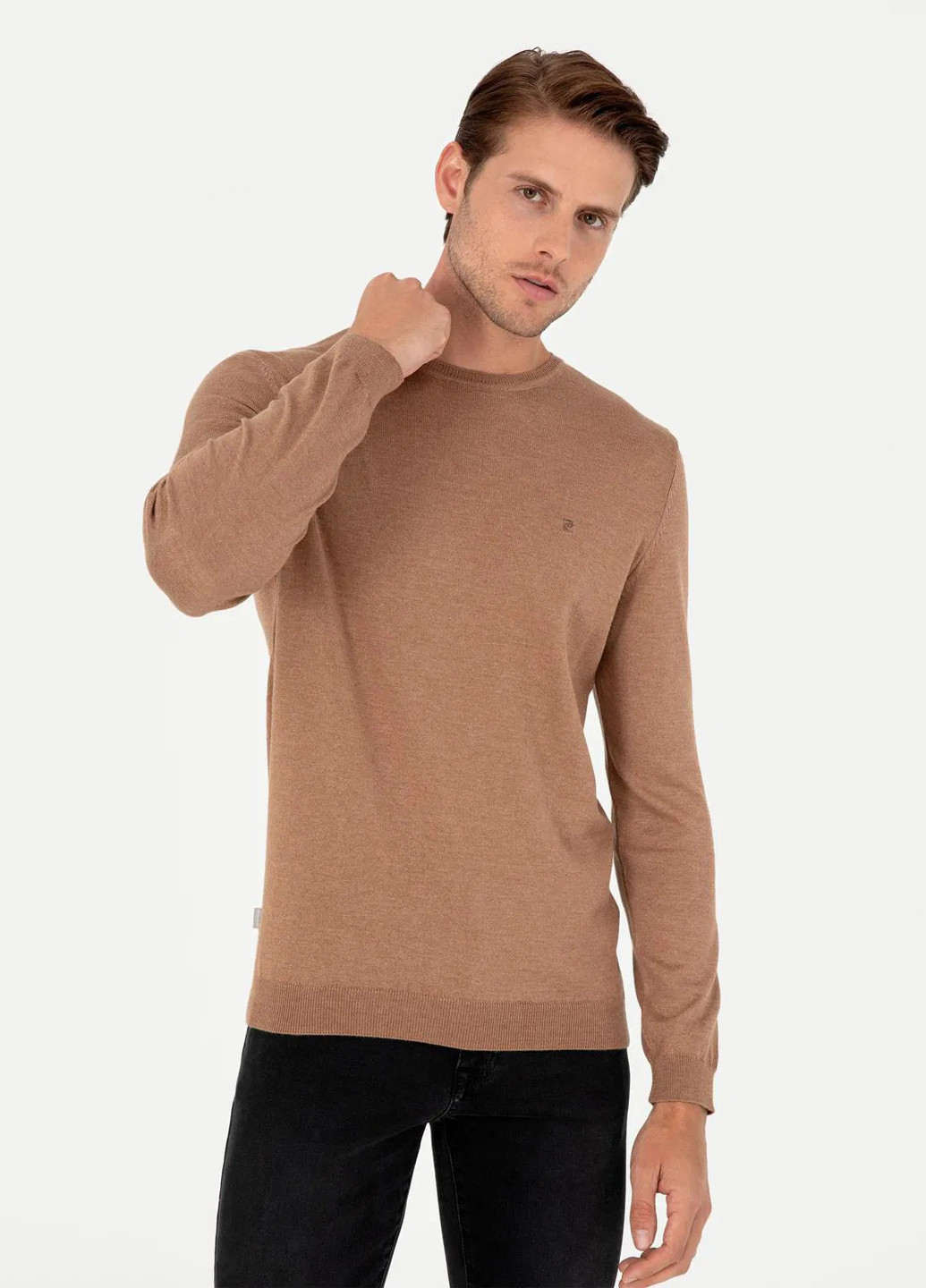 Темно-бежевий демісезонний джемпер джемпер Pierre Cardin