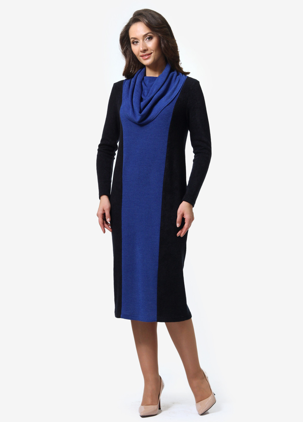 Темно-синя кежуал сукня, сукня сукня светр Alika Kruss однотонна