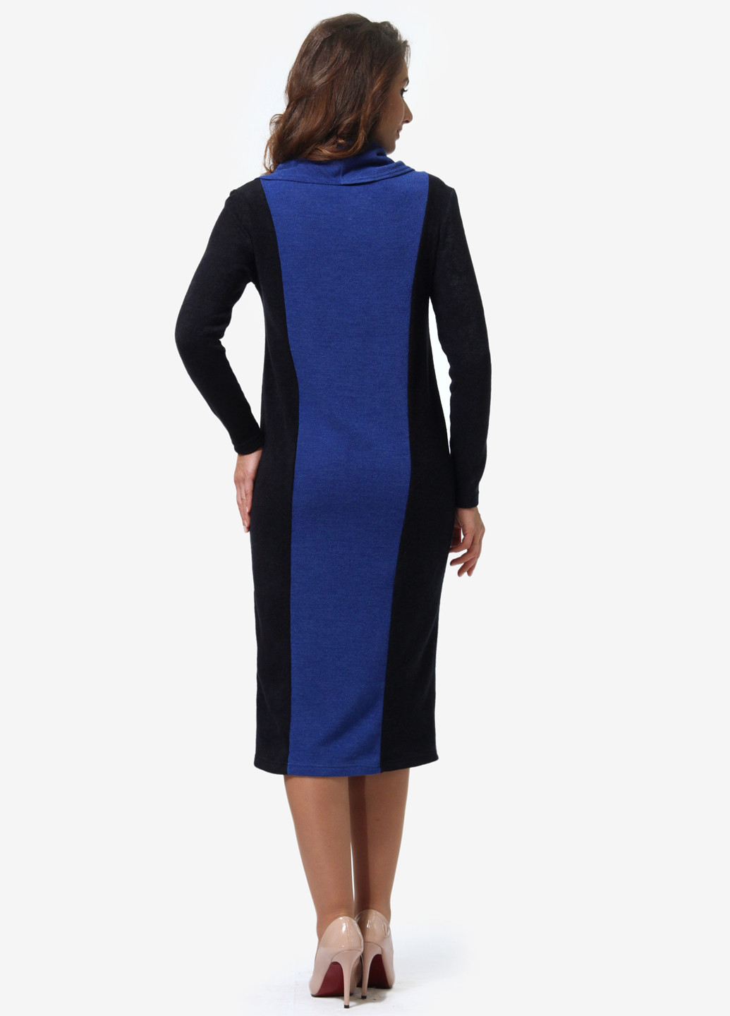 Темно-синее кэжуал платье платье-свитер Alika Kruss однотонное
