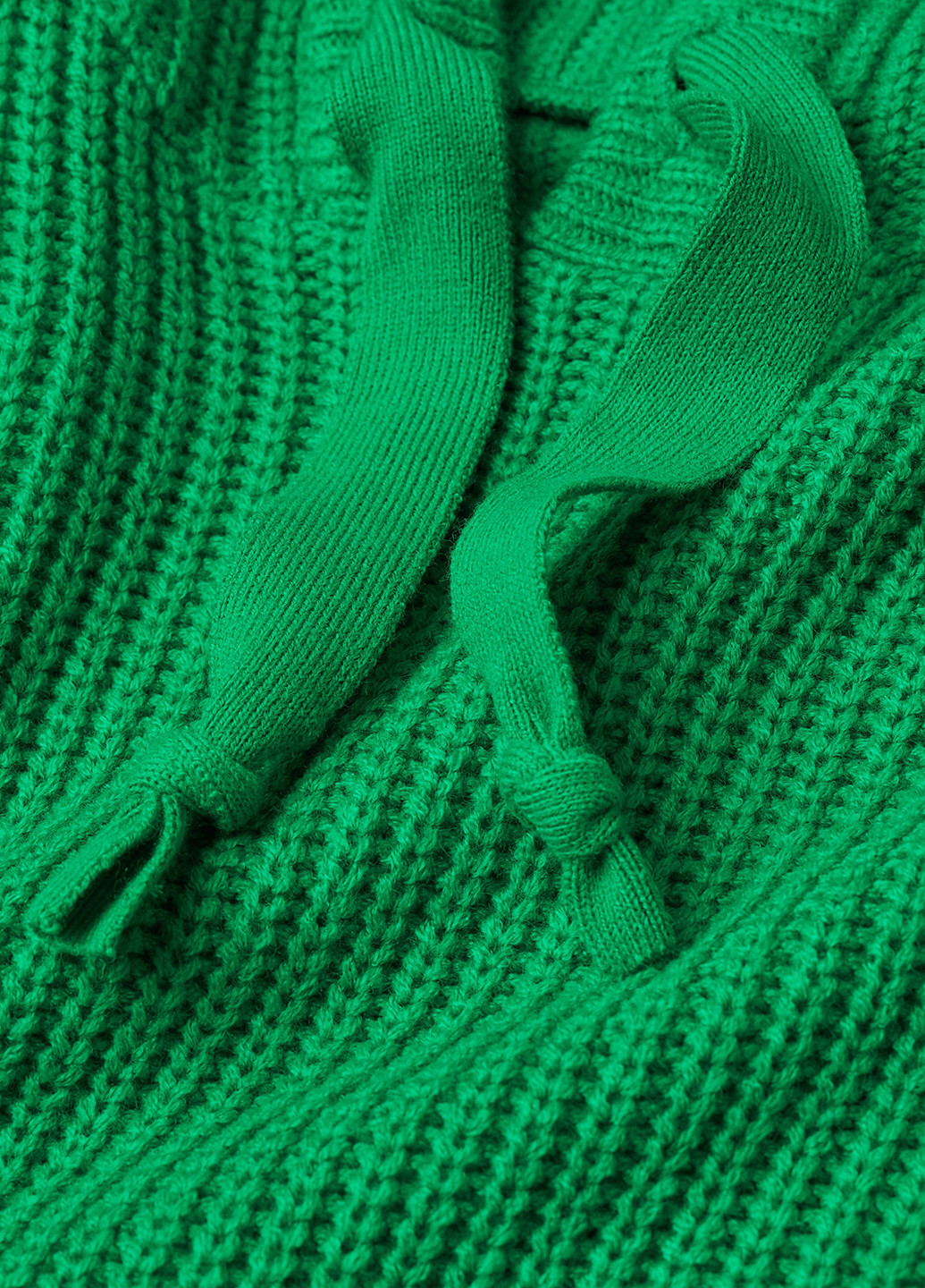 Худи H&M однотонные зелёные кэжуалы акрил
