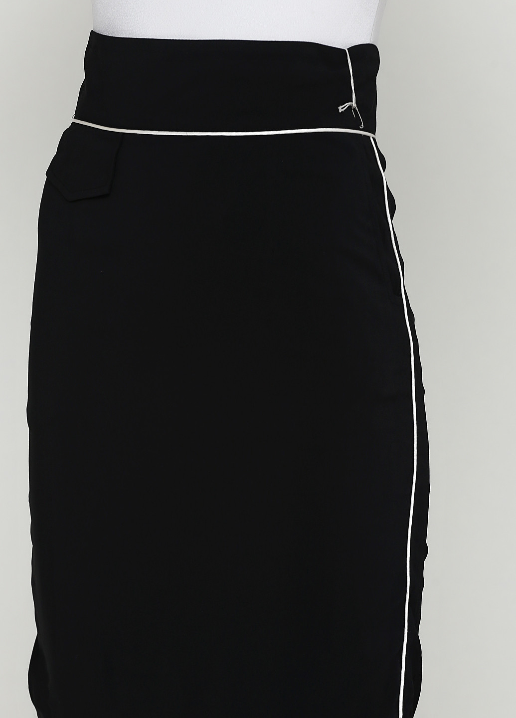 Черная кэжуал однотонная юбка COLLAGE SOCIAL карандаш