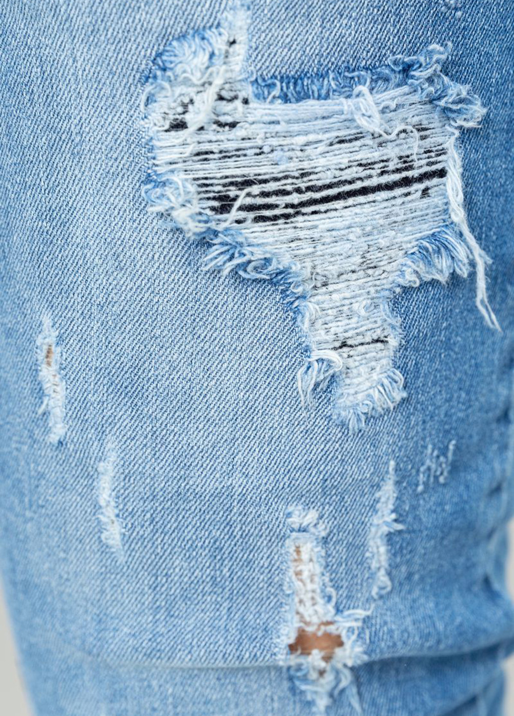 Голубые демисезонные скинни джинсы Ager