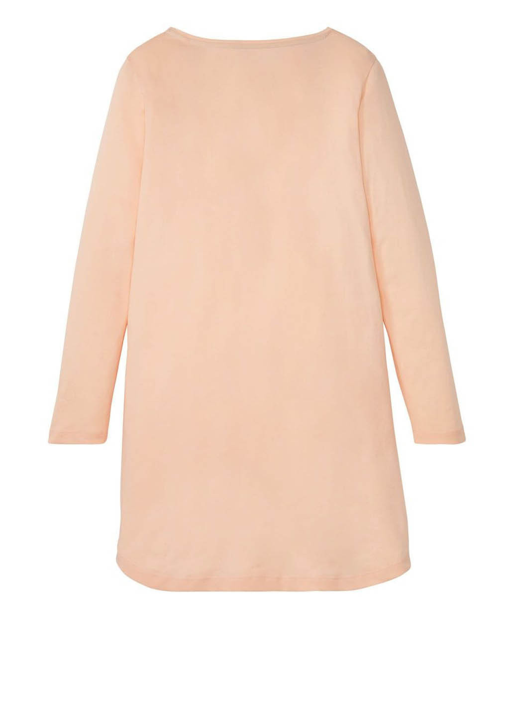 Пудровое домашнее платье Esmara с надписью