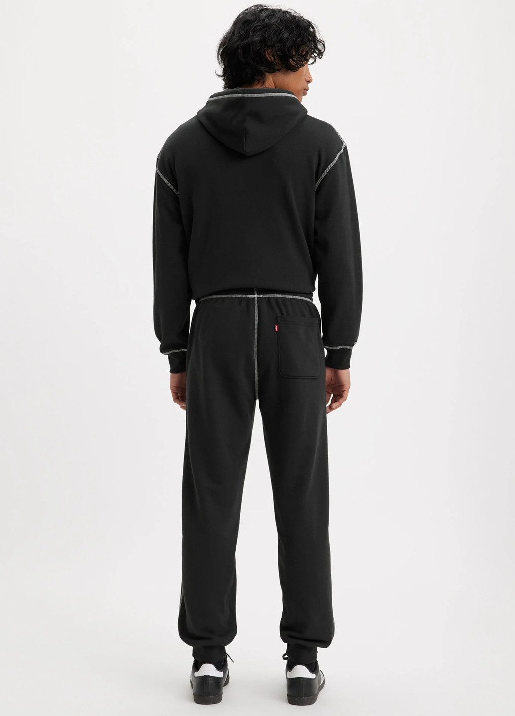 Черные кэжуал демисезонные джоггеры брюки Levi's