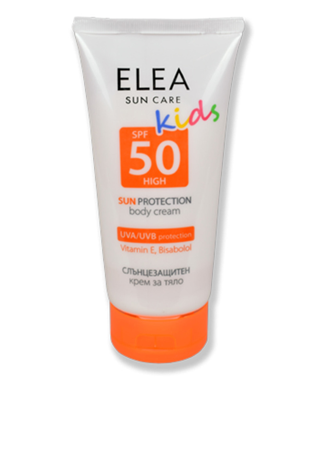 Сонцезахисний крем для тіла SPF 50 Sun Care Kids Sun Protection Body Cream, 150 мл Elea Professional (202408403)
