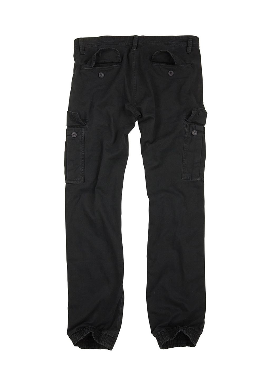 Черные кэжуал демисезонные прямые брюки Surplus