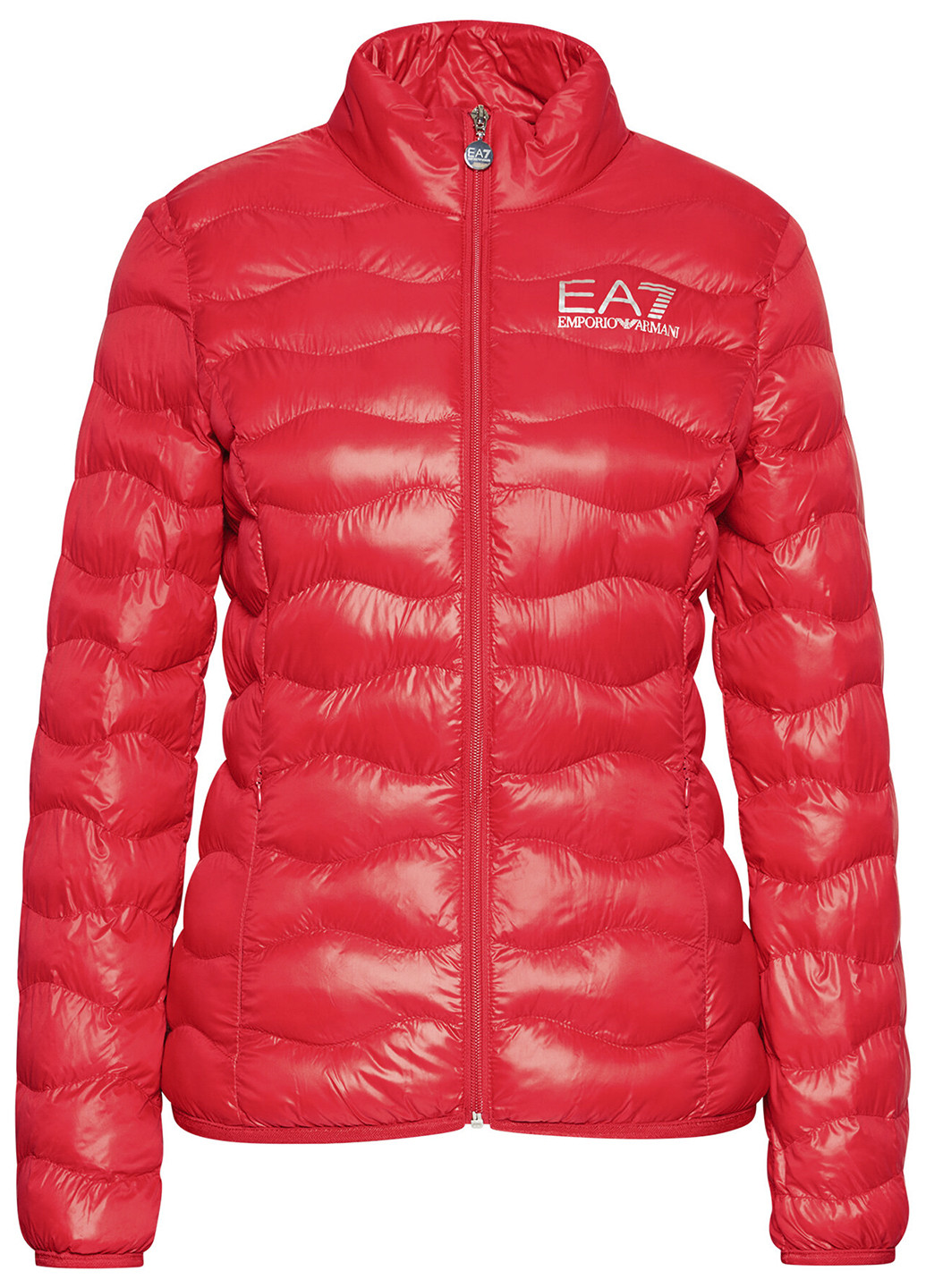 Червона демісезонна куртка EA7