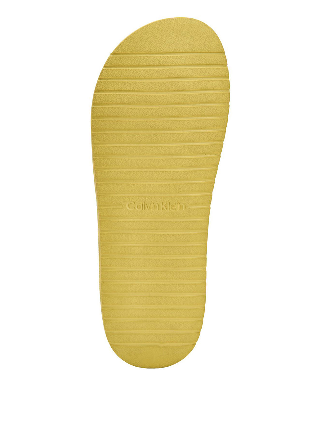 Желтые шлепанцы Calvin Klein