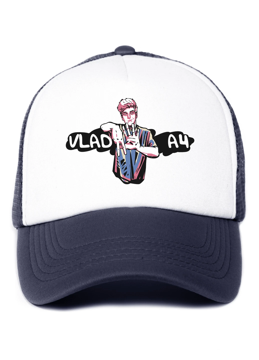 Кепка Тракер детская блогер Влад Бумага А4 (blogger Vlad A4) (33404-2621) MobiPrint (220824511)