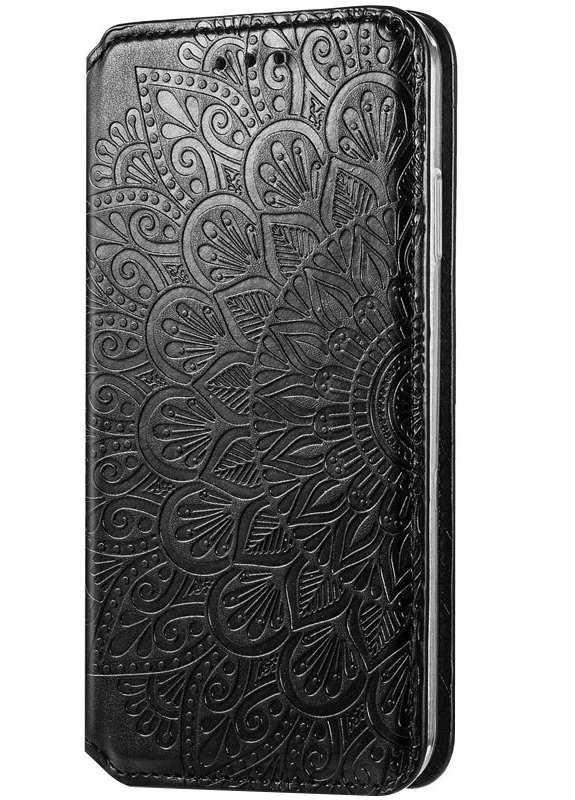 Кожаный чехол книжка Mandala (PU) для Xiaomi Mi 10T Lite / Redmi Note 9 Pro 5G Черный (is_00000041397_7) Getman (237829269)