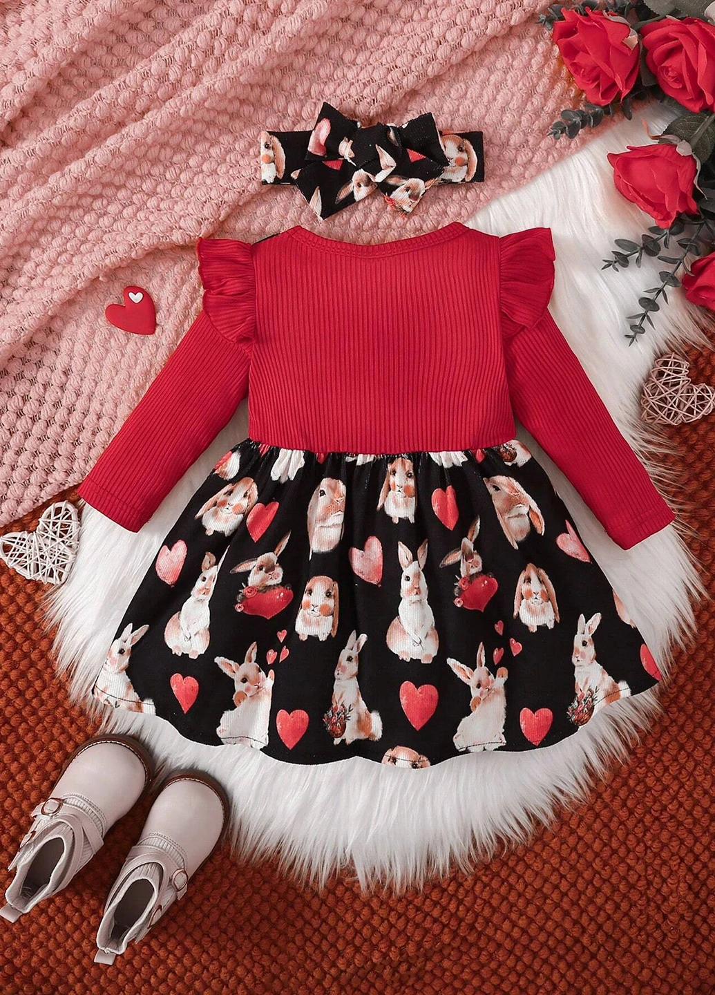 Комбинированное платье SHEIN (302411568)