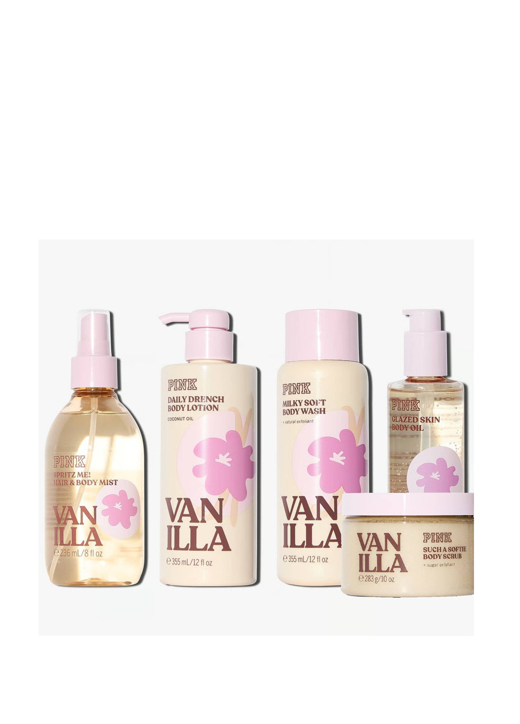 Набір (олія для тіла, скраб, спрей, лосьйон, гель для душу) Victoria's Secret (336396484)