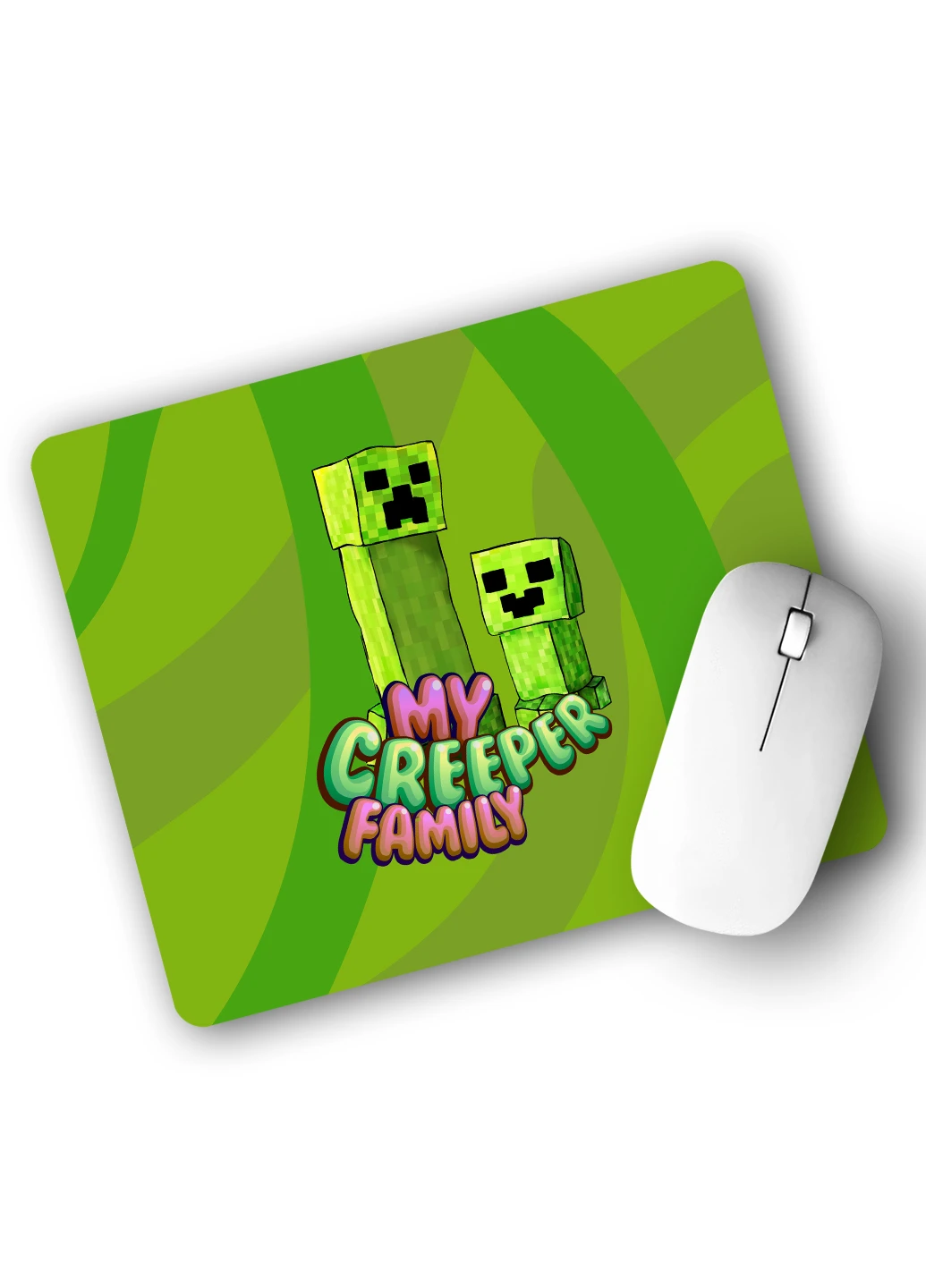 Килимок для мишки Майнкрафт (Minecraft) (25108-1176) 22х18 см MobiPrint (222995279)