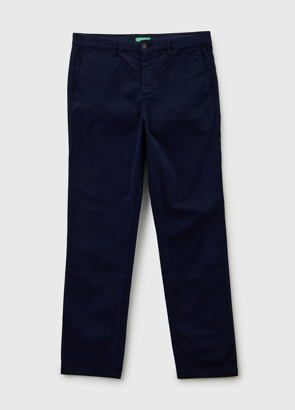 Темно-синие кэжуал демисезонные чиносы брюки United Colors of Benetton