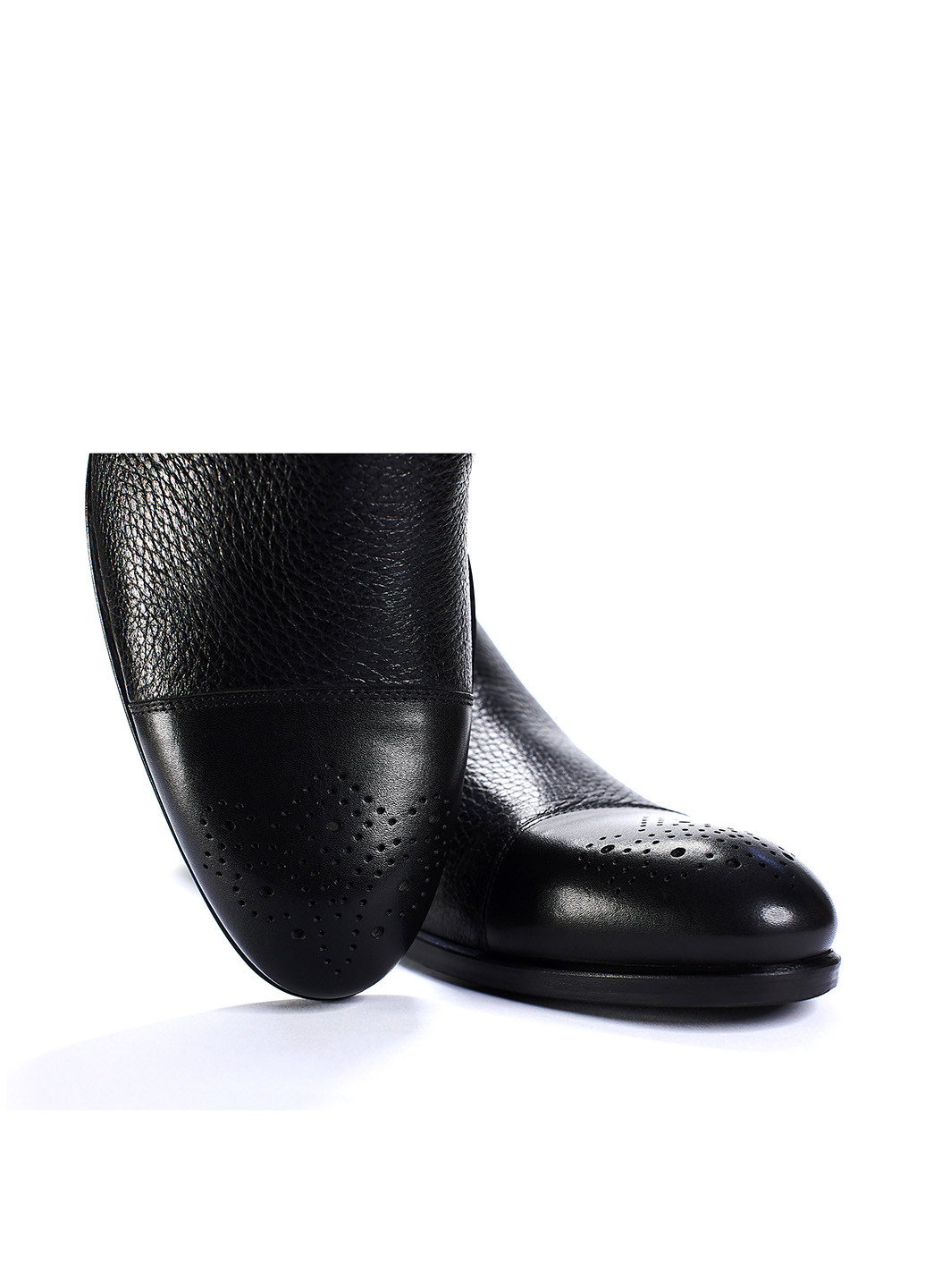 Черные классические туфли Giampieronicola на резинке