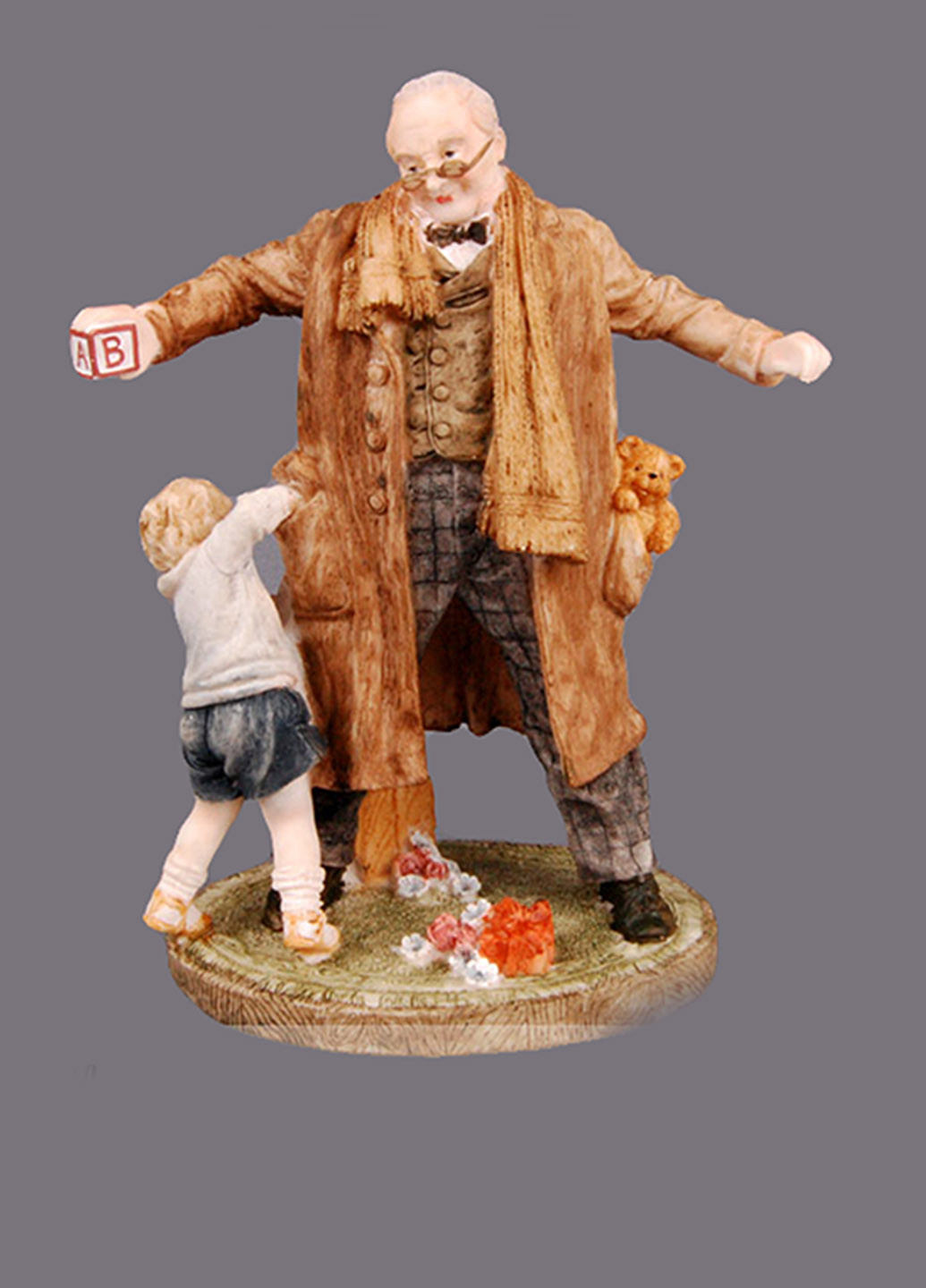 Статуетка "Хлопчик з дідом", 26 см Lefard (16440119)