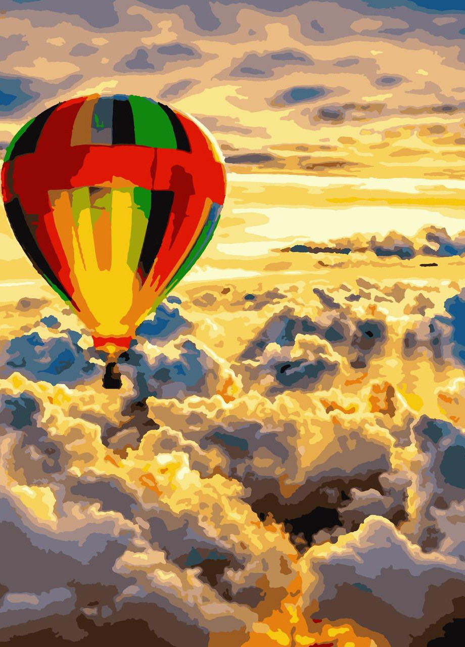 Картины по номерам "В небе" 40*50см No Brand (254583829)