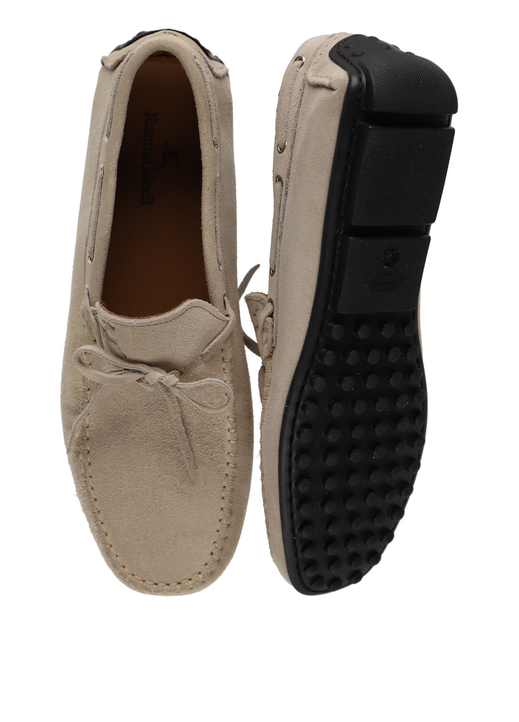 Бежевые мокасины Nazarenogabrielli