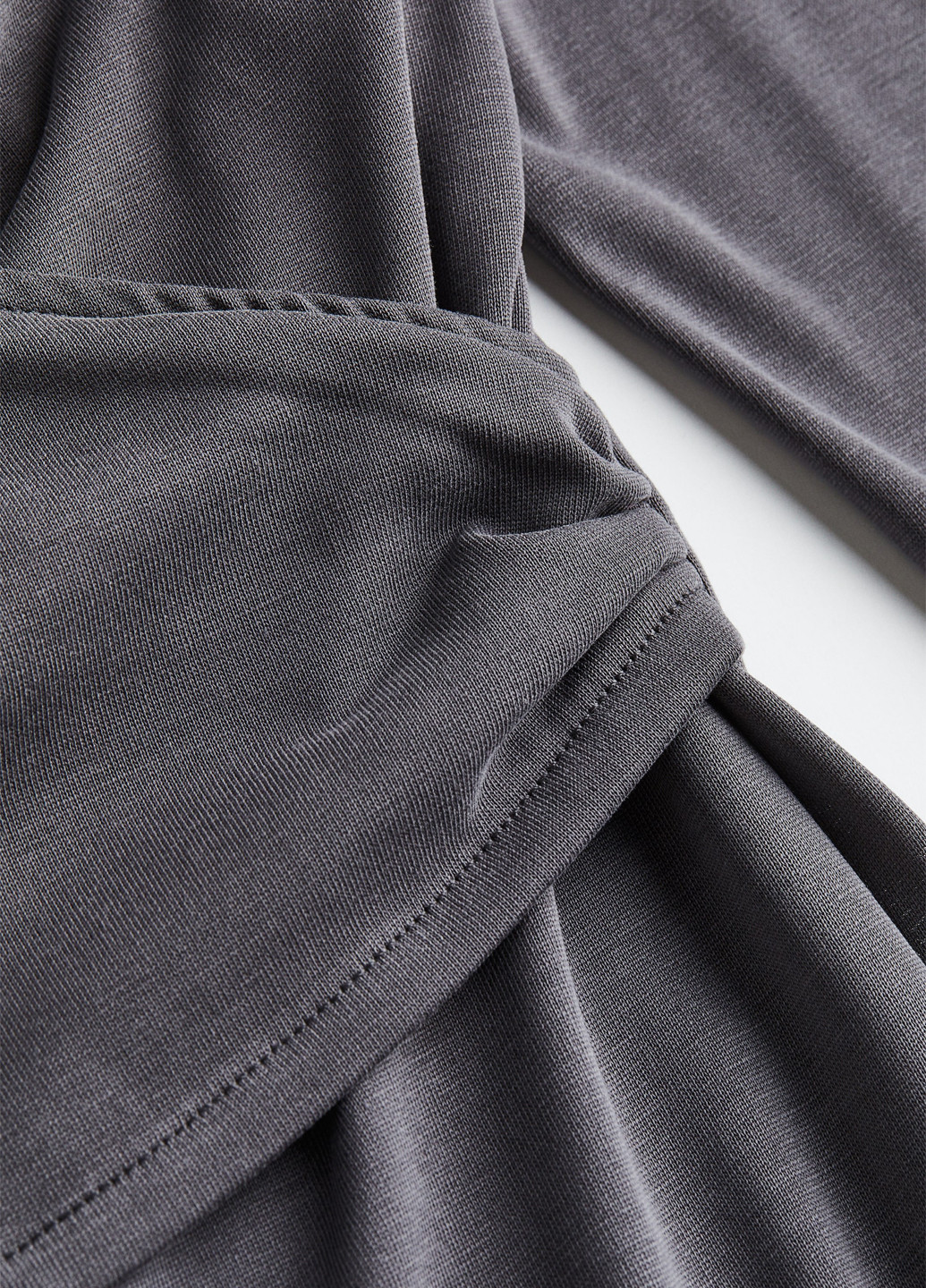 Темно-сіра кежуал сукня для годуючих на запах H&M однотонна