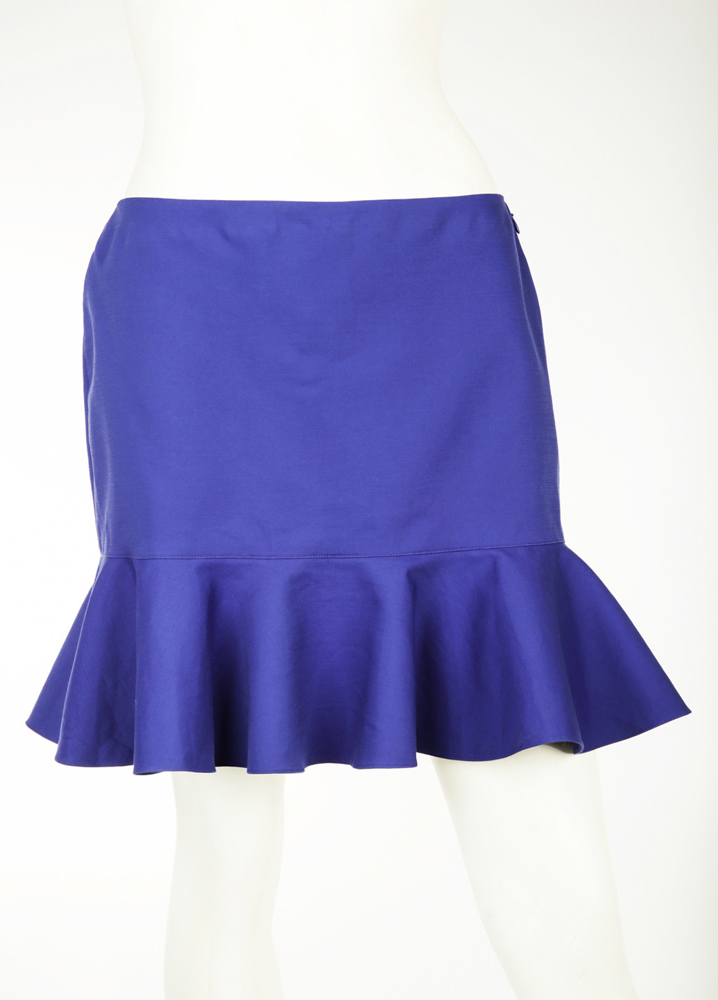 Синяя кэжуал однотонная юбка Ralph Lauren