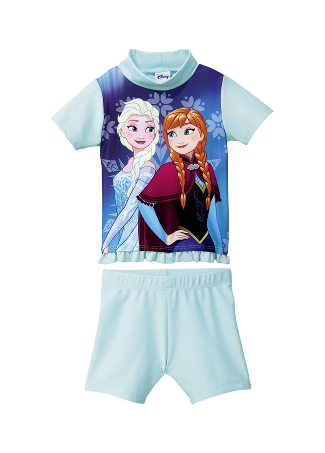 Гидрокостюм (футболка, шорты) Disney рисунок голубой