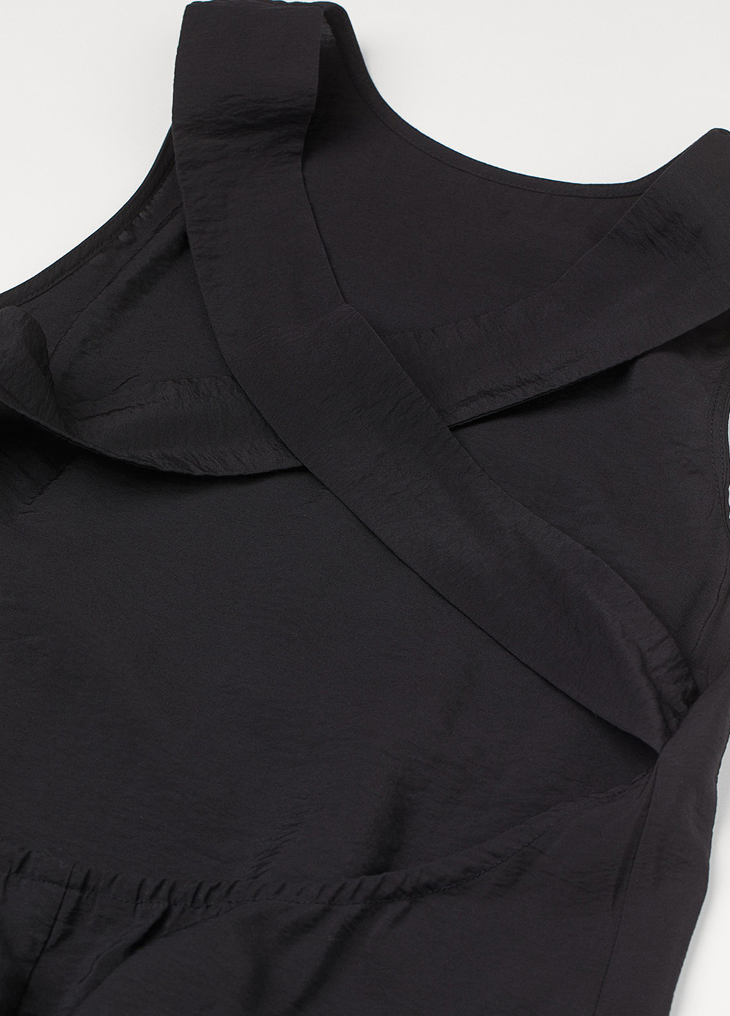 Чорна кежуал сарафан з відкритою спиною H&M однотонна