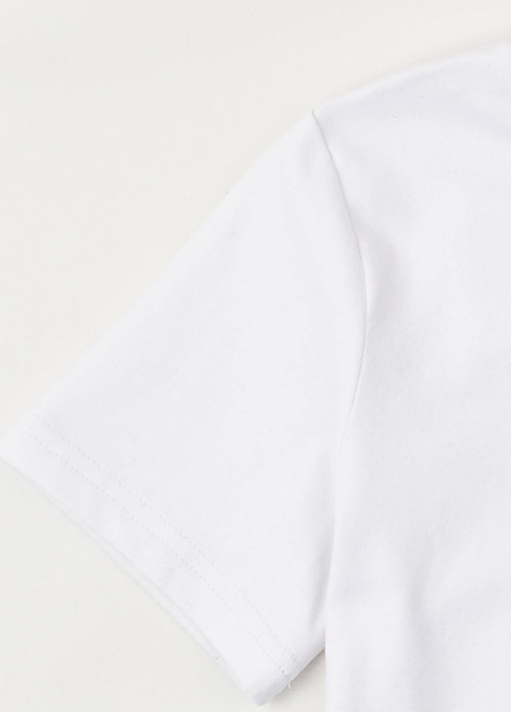 Біла літня футболка Garnamama