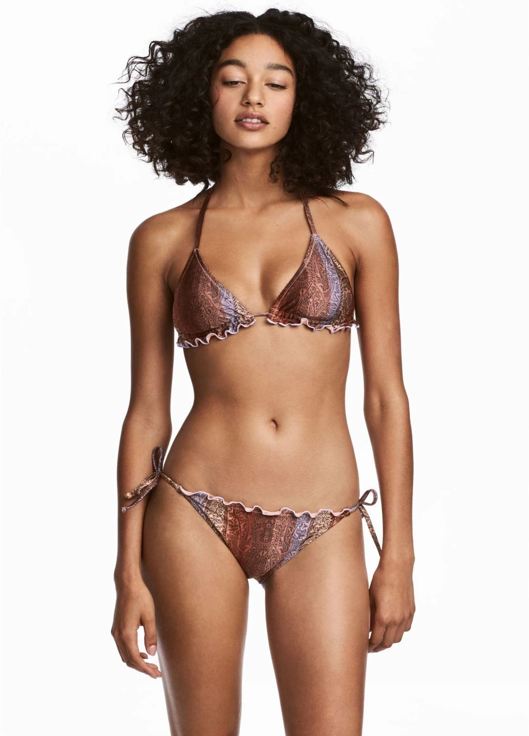 Цветные купальные трусики-плавки однотонные H&M