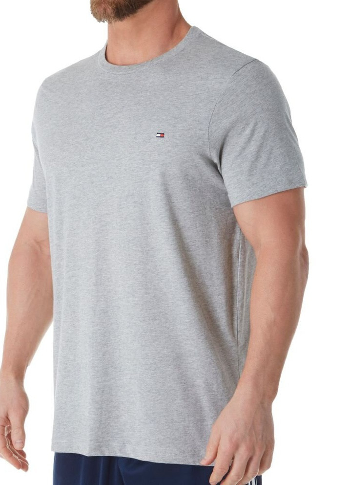 Серая футболка мужская Tommy Hilfiger