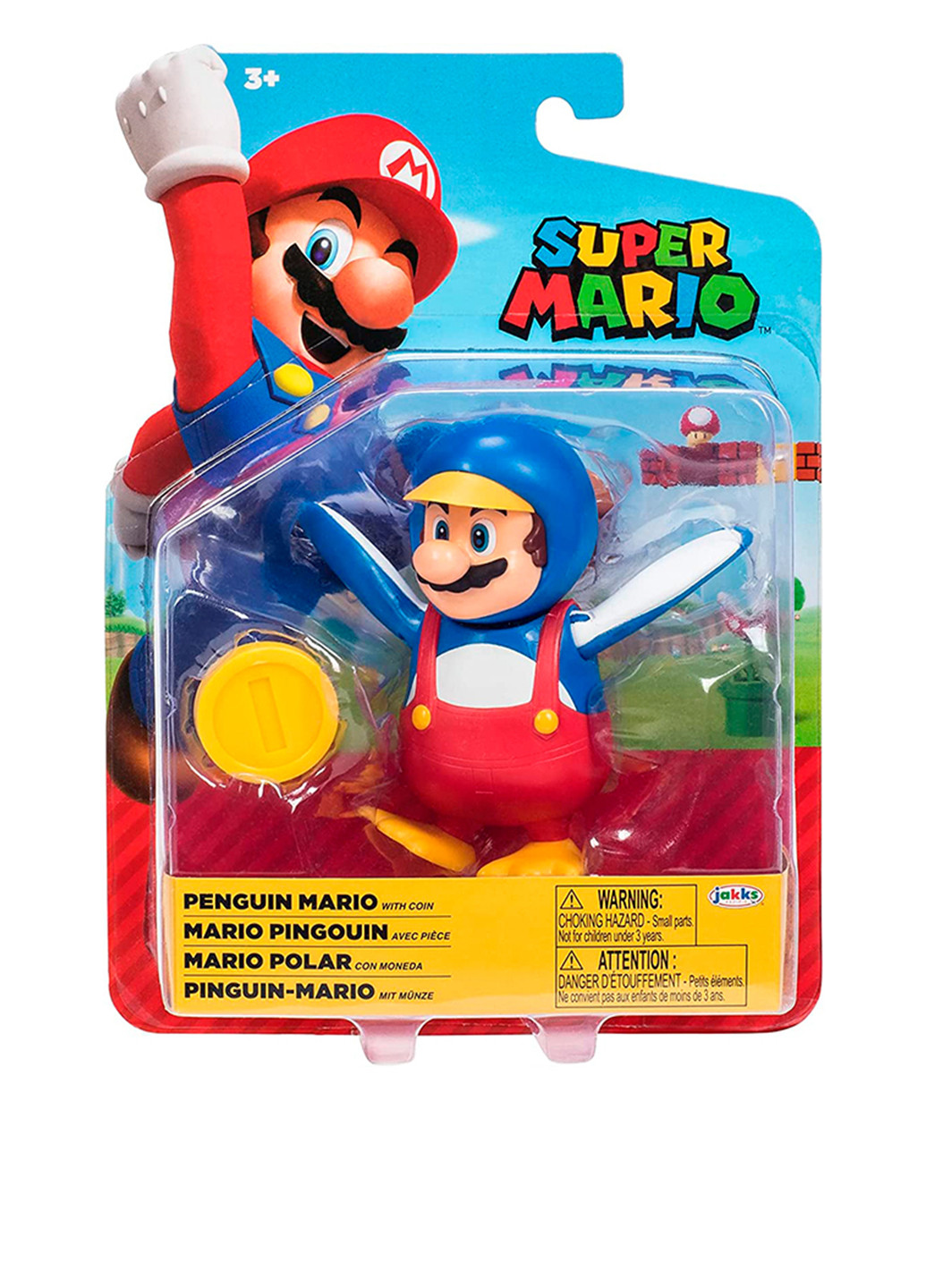 Ігрова фігурка з артикуляцією Маріо Пінгвін, 10 см Super Mario (258305467)