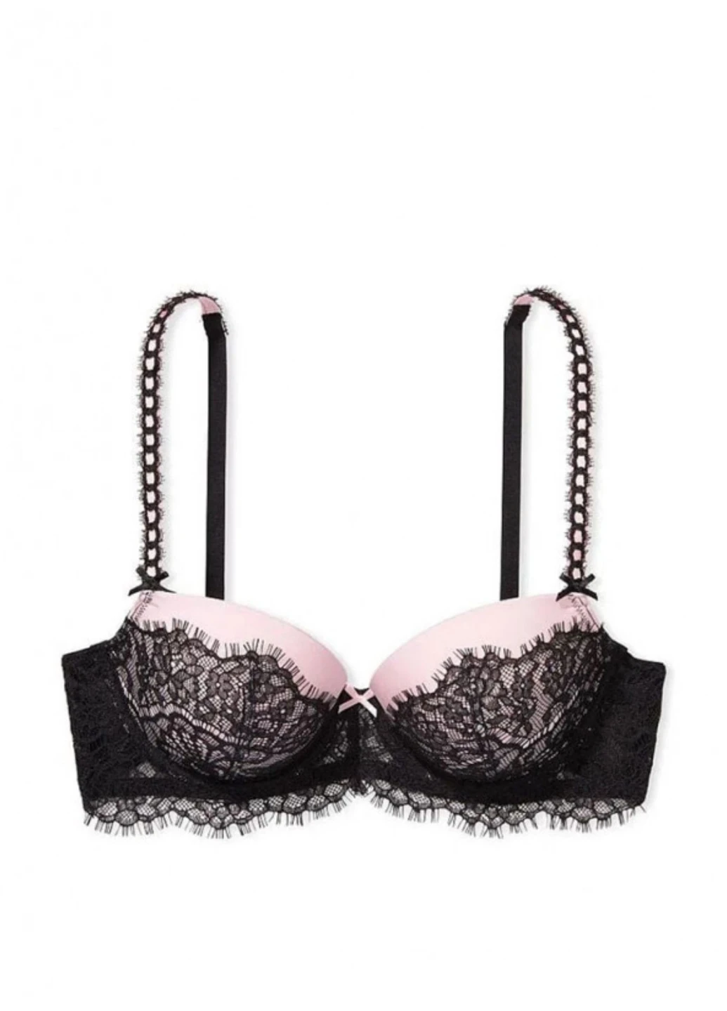 Черный демисезонный комплект (бюстгальтер, трусики) Victoria's Secret