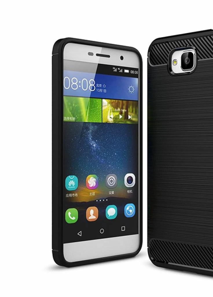 Чохол для мобільного телефону (смартфону) для Huawei Y6 Pro 2017 Carbon Fiber (Black) Laudtec (LT-HY6PROB) BeCover (201493660)