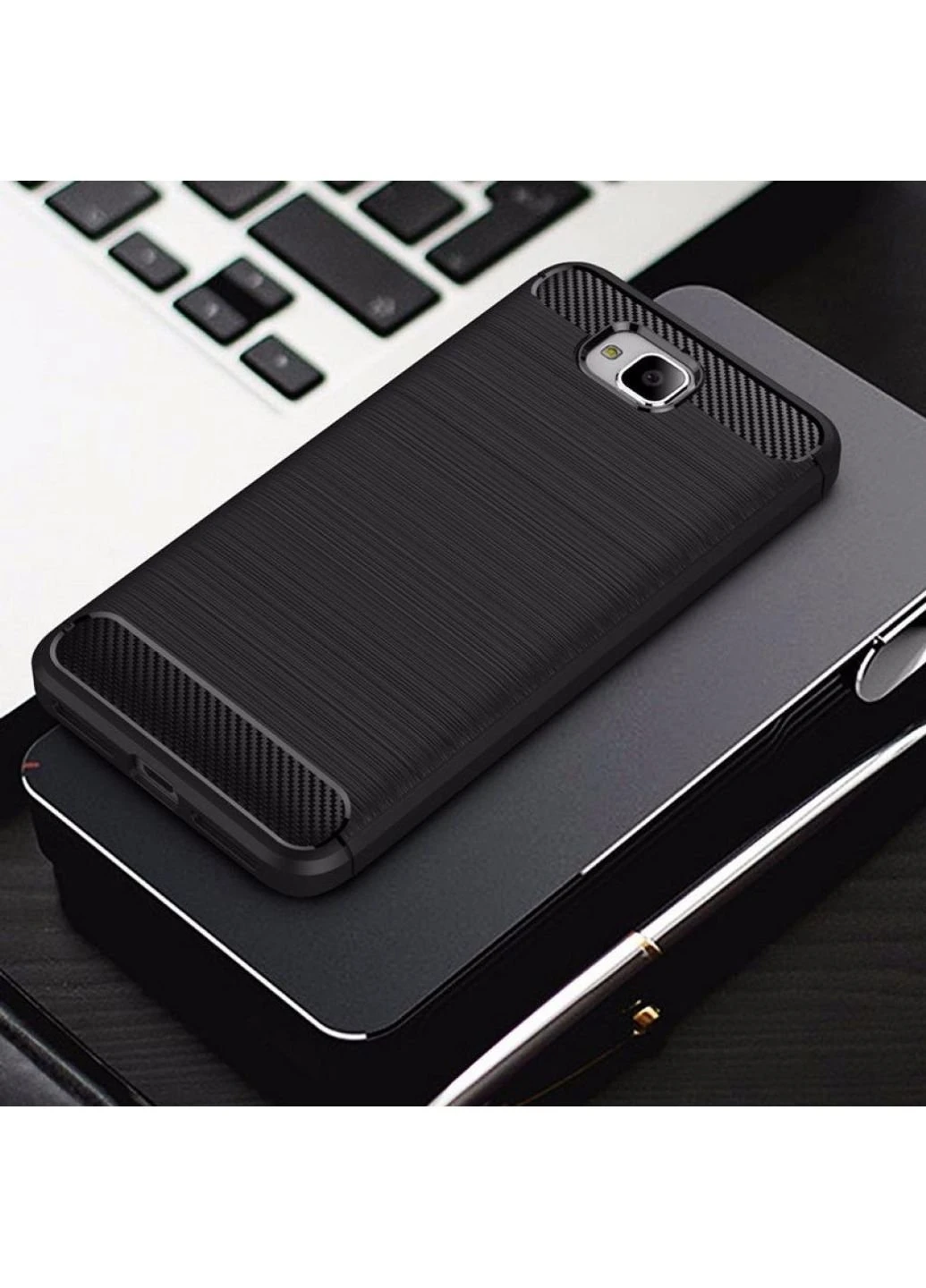 Чохол для мобільного телефону (смартфону) для Huawei Y6 Pro 2017 Carbon Fiber (Black) Laudtec (LT-HY6PROB) BeCover (201493660)