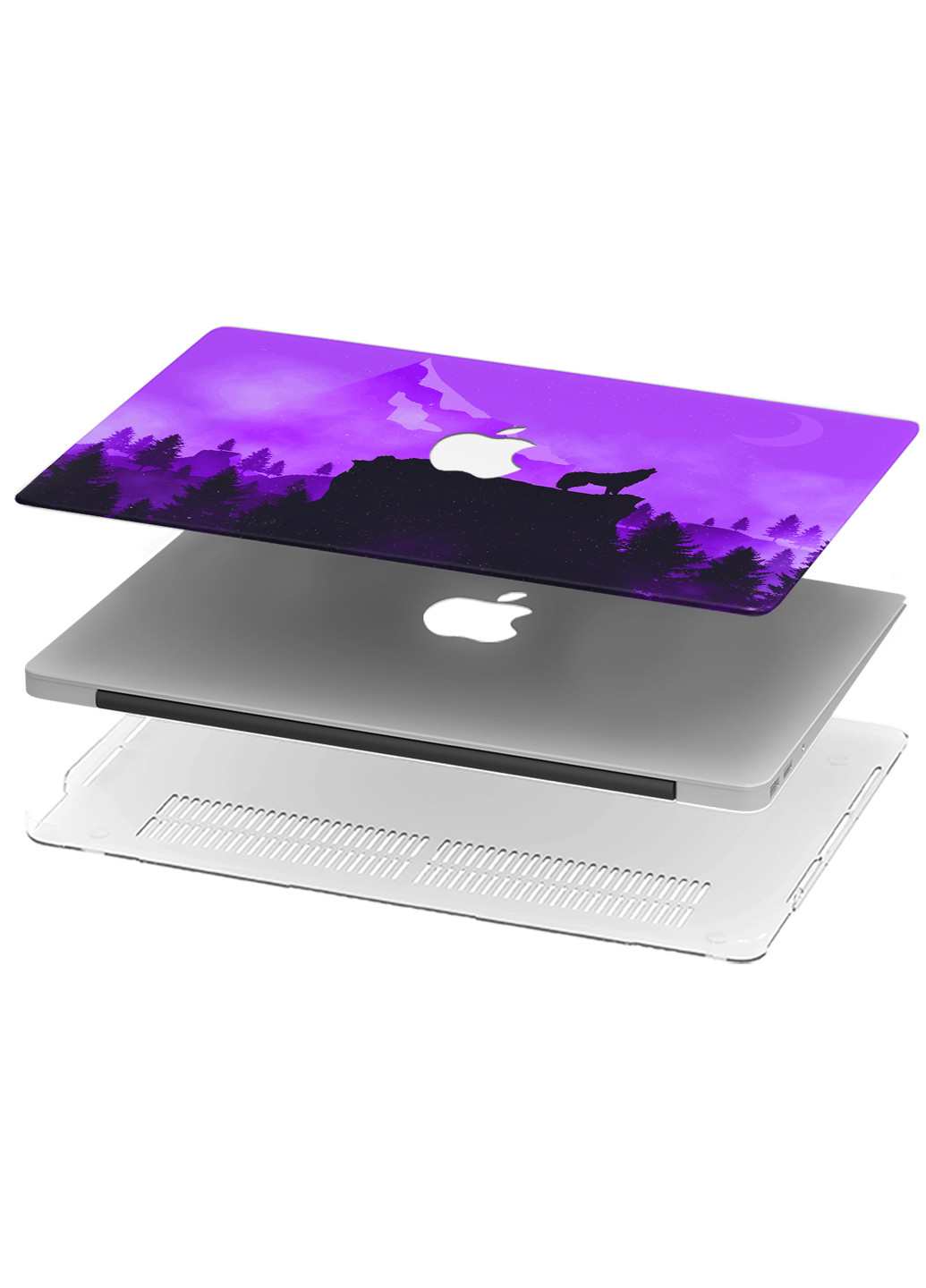 Чохол пластиковий для Apple MacBook Air 13 A1466 / A1369 Мінімалізм (Minimal landscape) (6351-2733) MobiPrint (219125995)