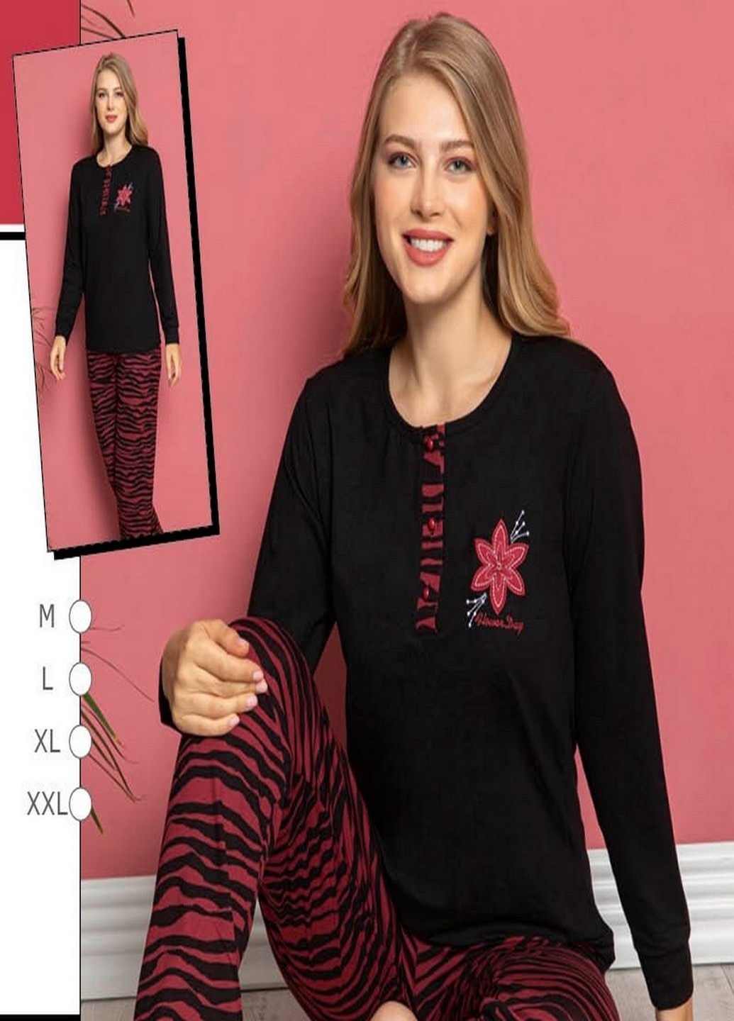 Черный демисезонный комплект женский Turkey