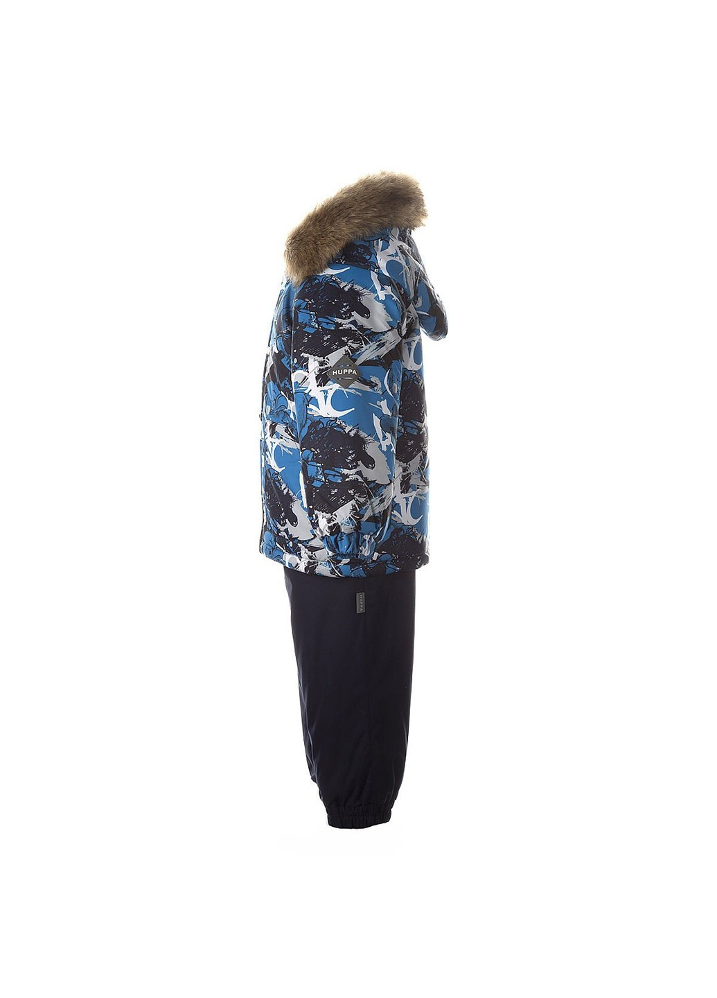 Синий зимний комплект зимний (куртка + полукомбинезон) avery Huppa