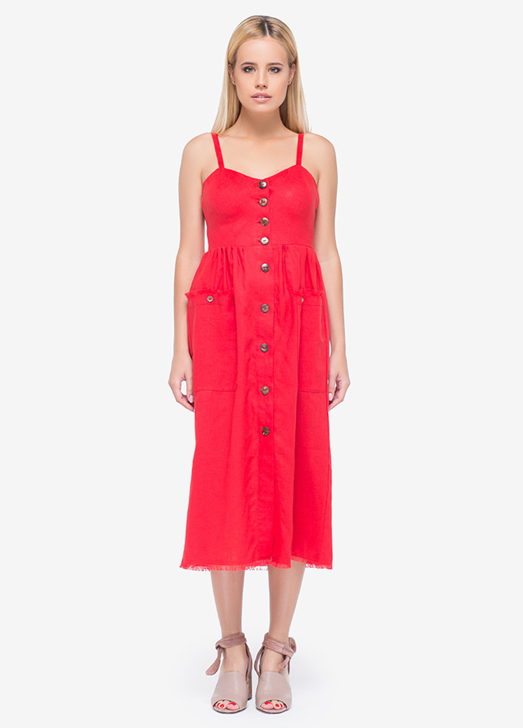 Красное кэжуал платье MORANDI