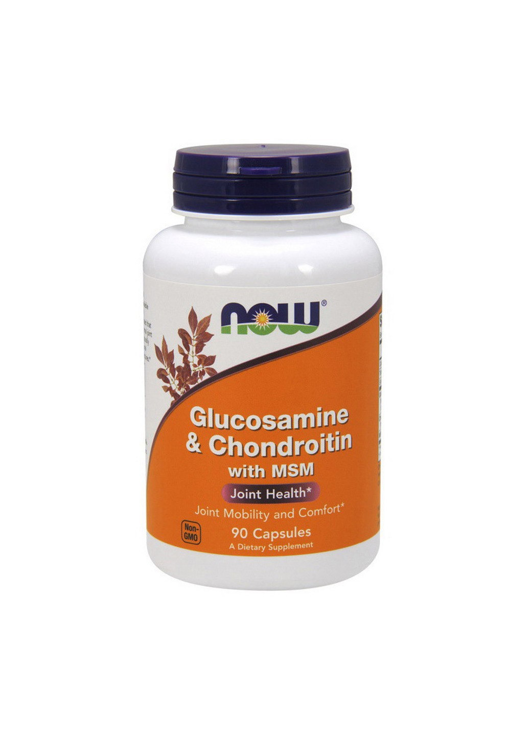 Глюкозамін хондроїтин МСМ Glucosamine & Chondroitin with MSM (90 капс) нау фудс Now Foods (255407827)