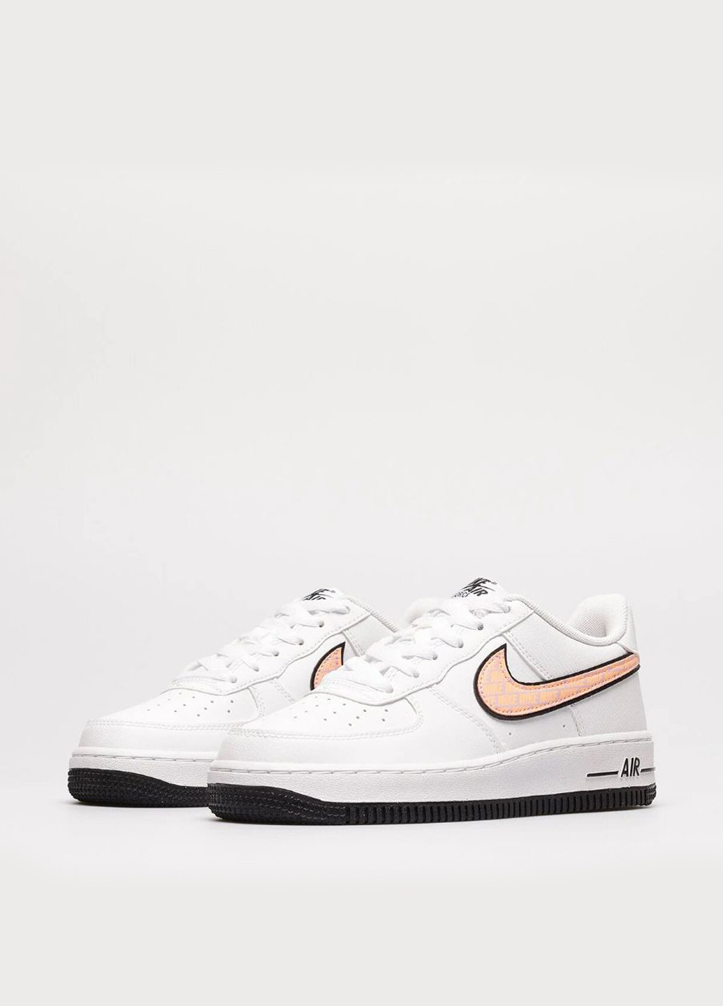 Кроссовки DZ6307-100 Nike Air Force 1 GS белые демисезоны (314516900)