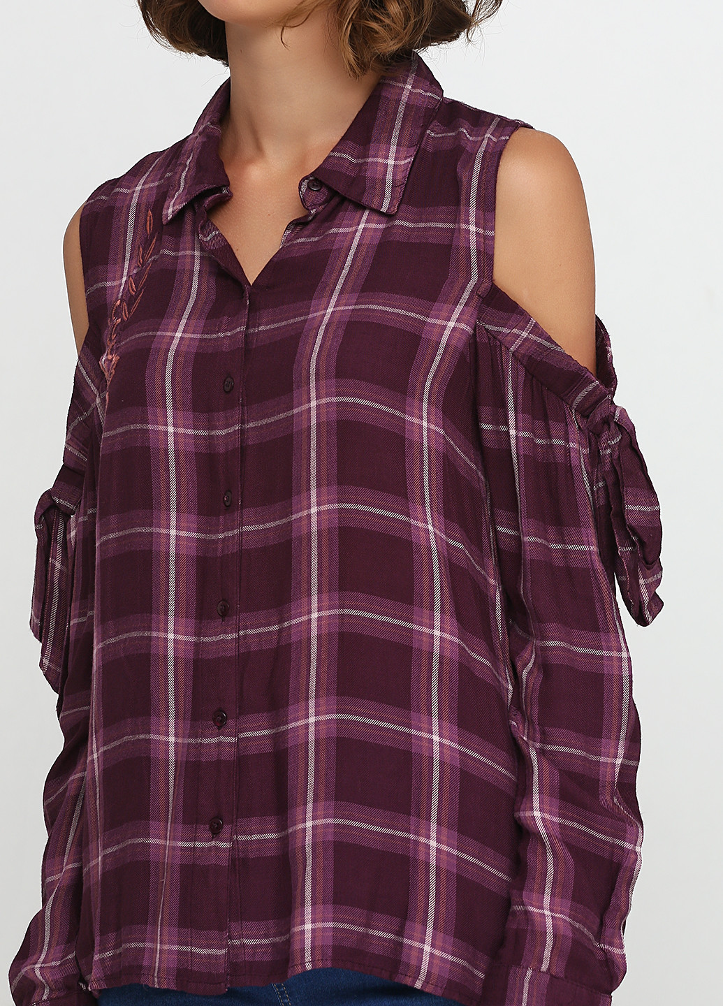 Фиолетовая демисезонная блуза Francesca's
